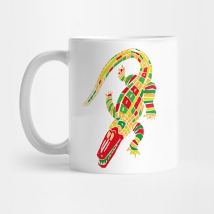 Crocodile rainbow Mug